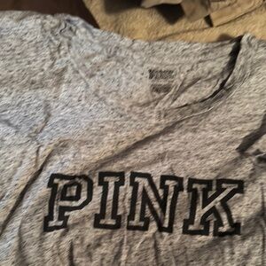 Victoria's Secret PINK Heather Gray Tee